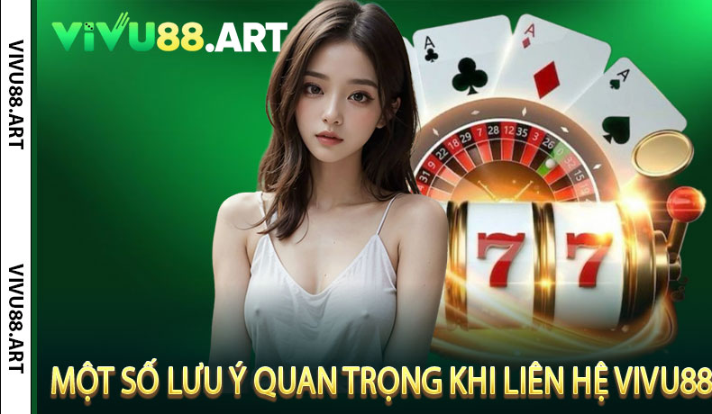 Một số lưu ý quan trọng khi liên hệ VIVU88